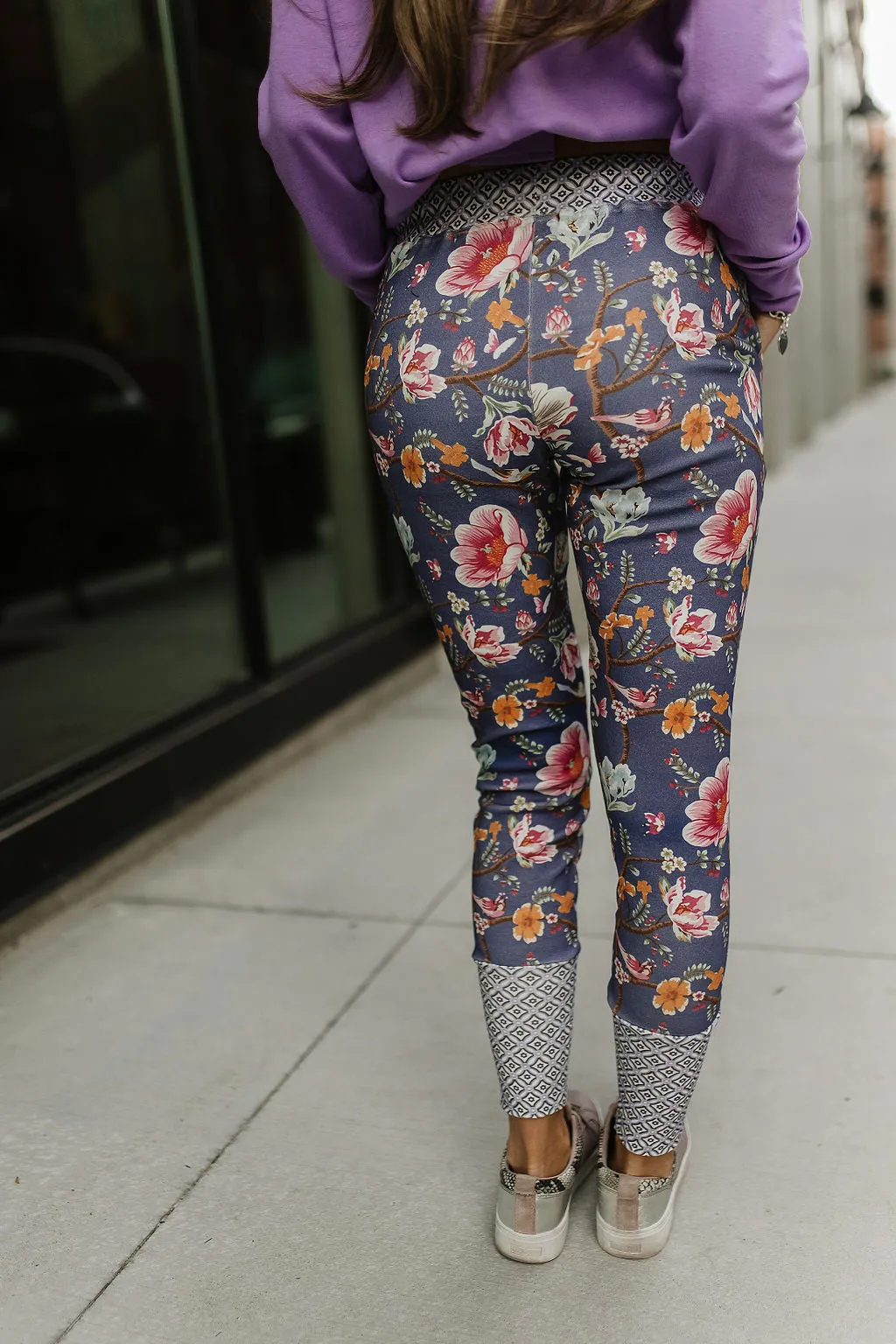 Ampersand Joggers (Dancing Floral)