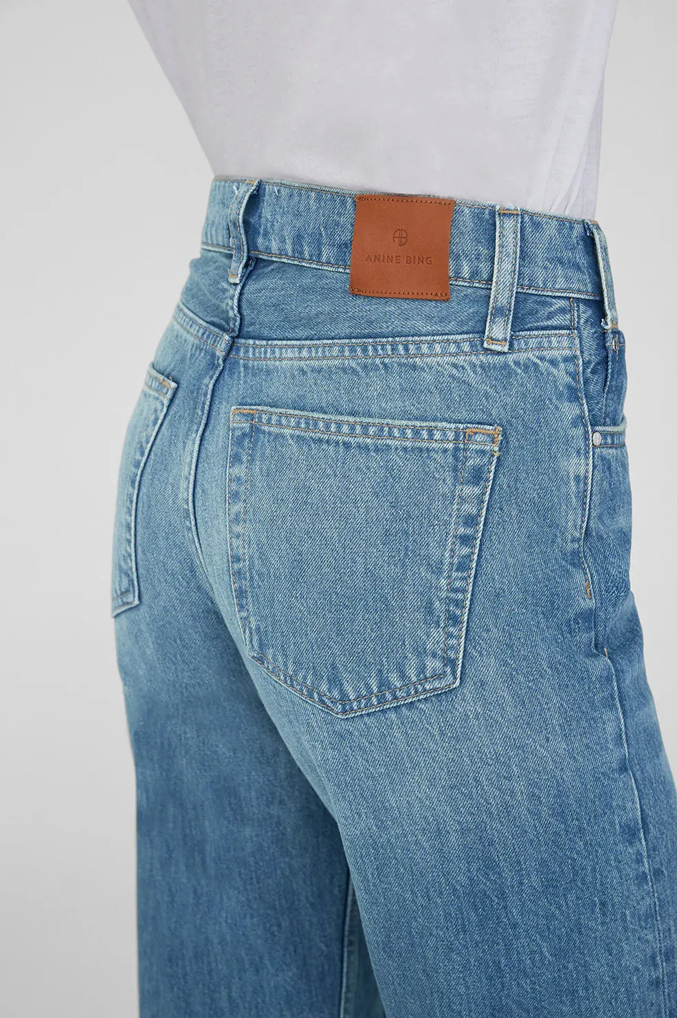 Anine Bing ROY JEAN - NORDIC BLUE