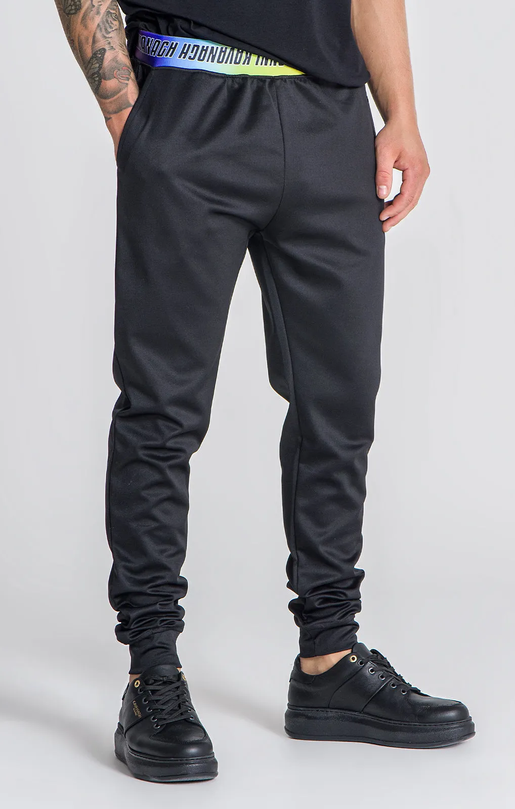 Black Torsion Joggers