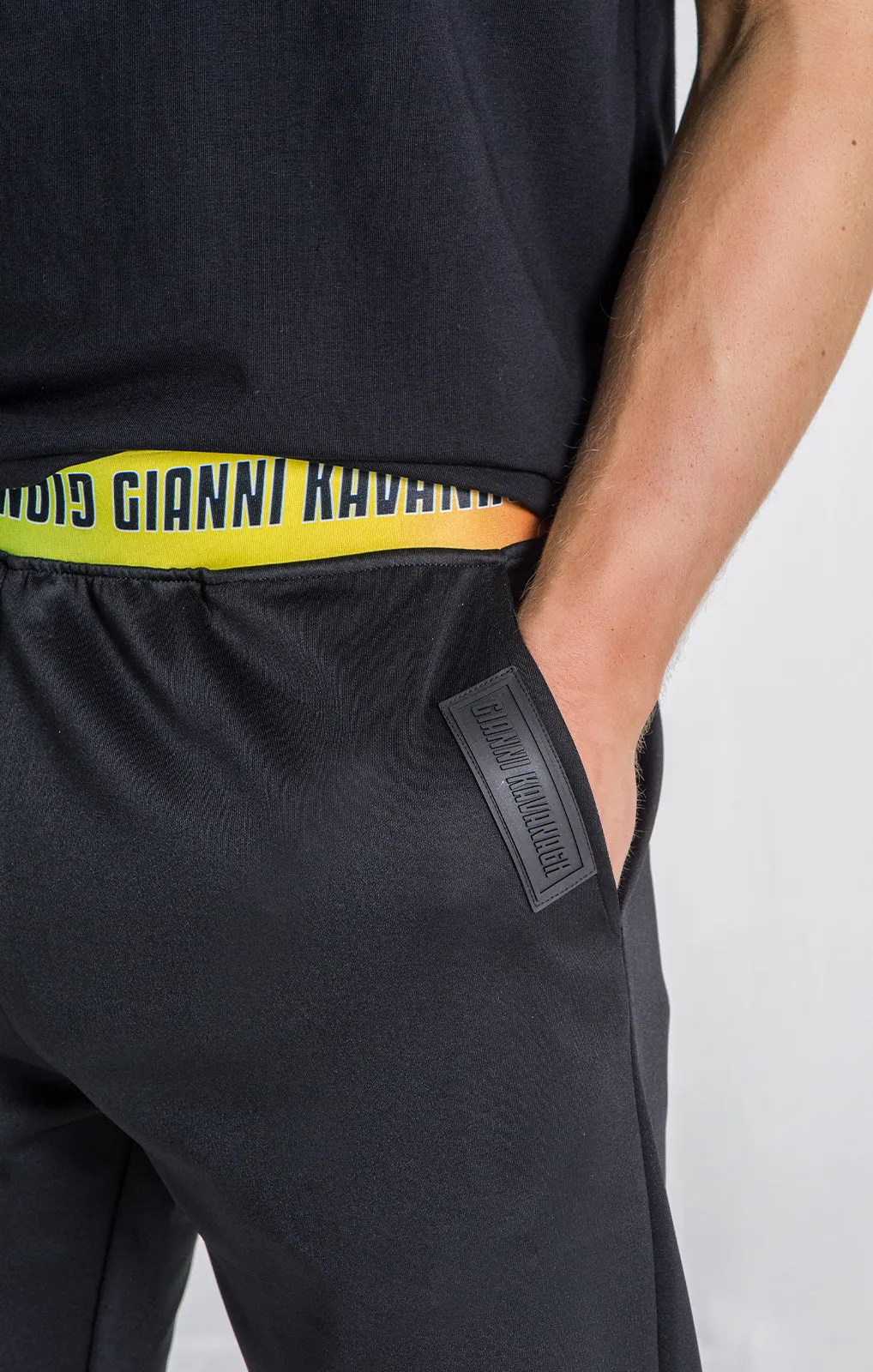 Black Torsion Joggers