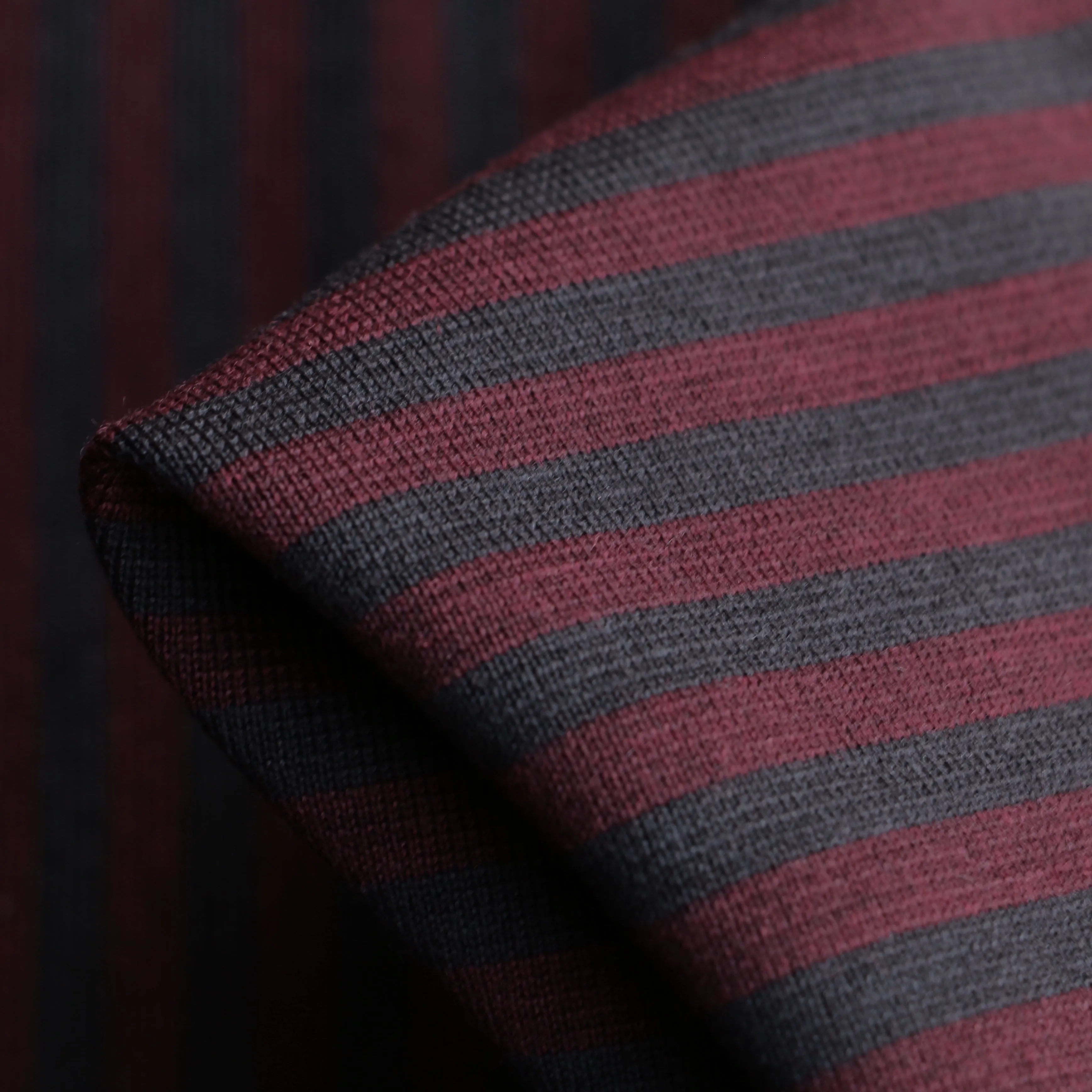 Charcoal Over Burgundy