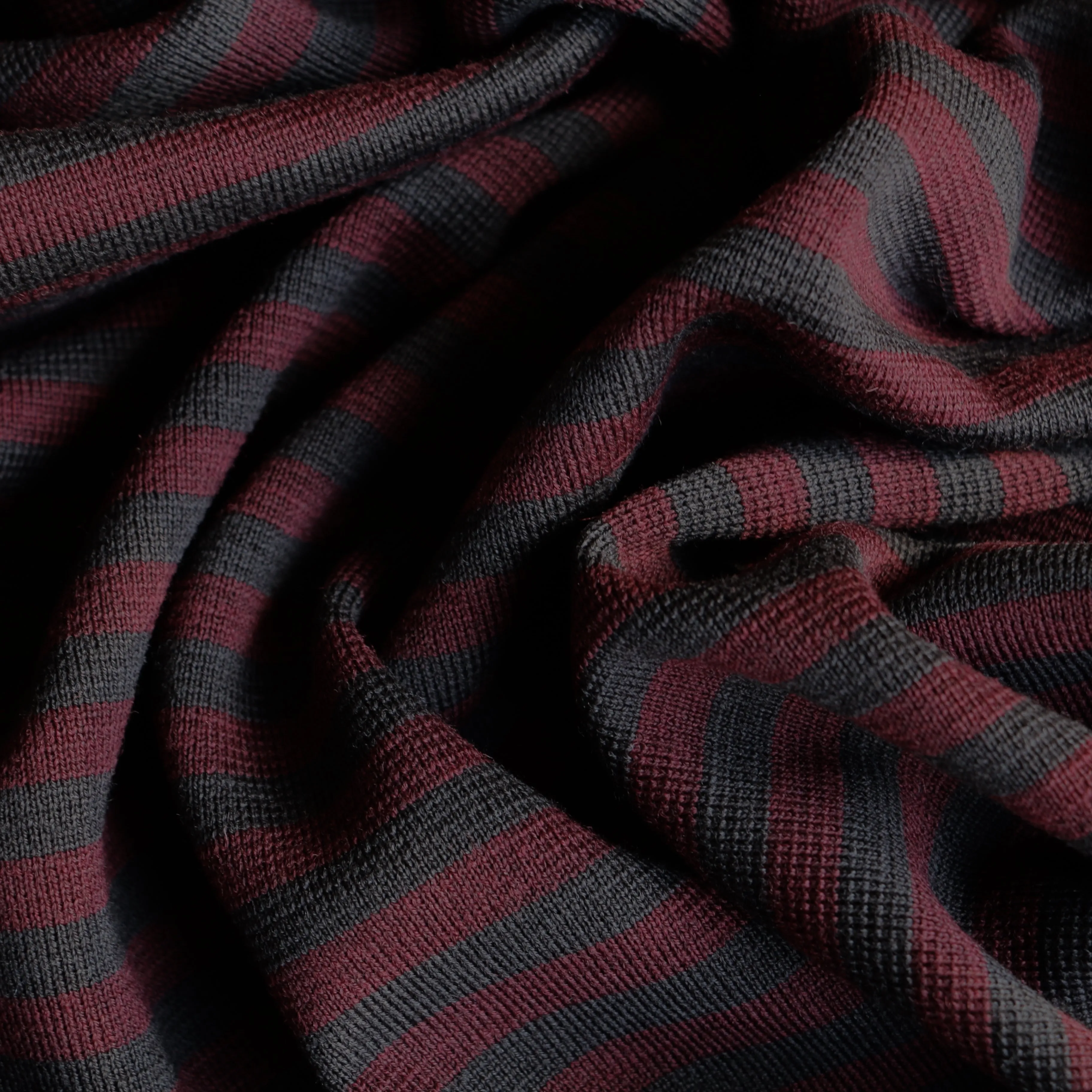Charcoal Over Burgundy