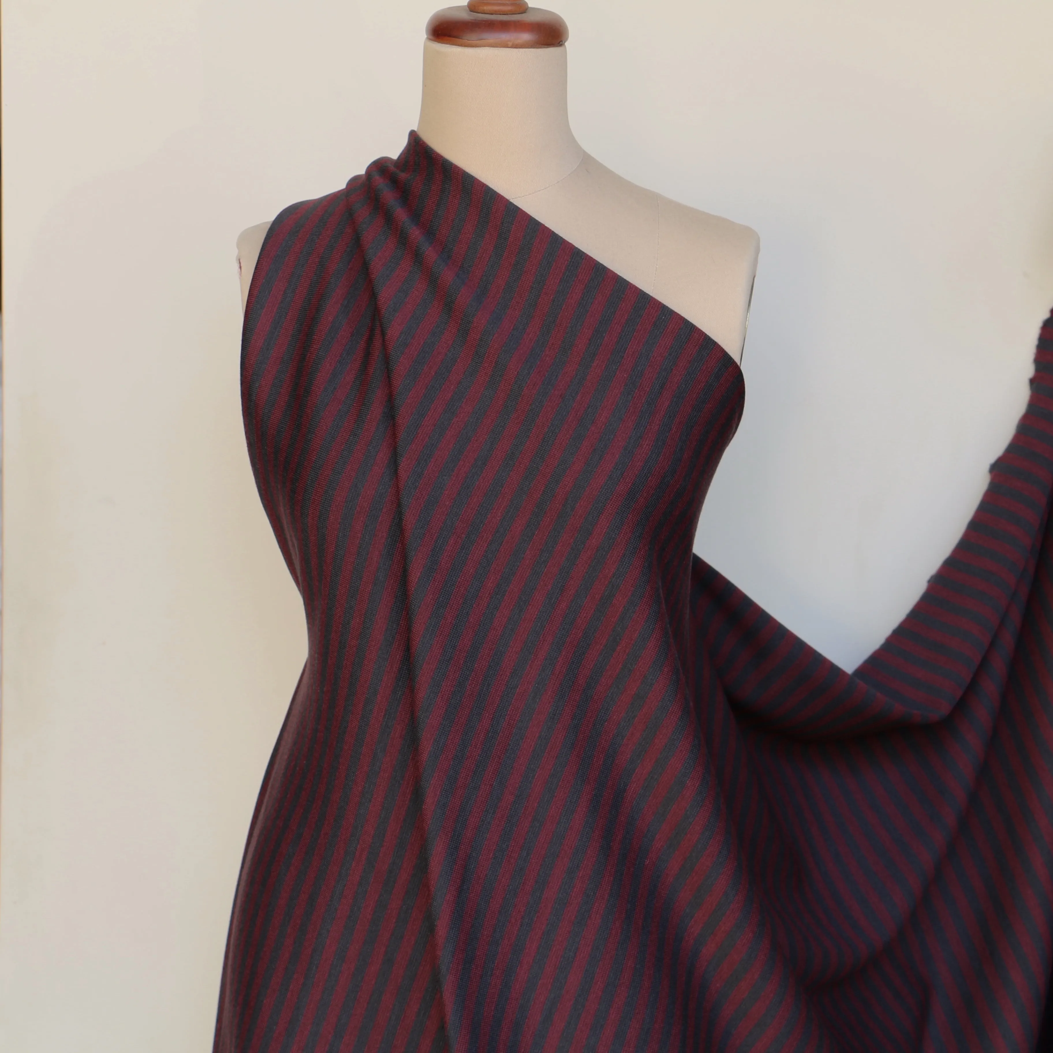 Charcoal Over Burgundy