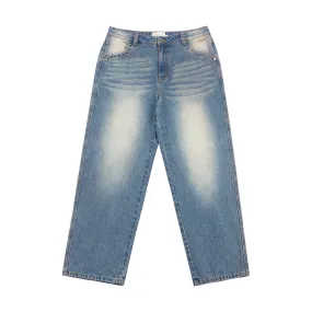 Dime Relaxed Denim Pants Sandblasted Indigo