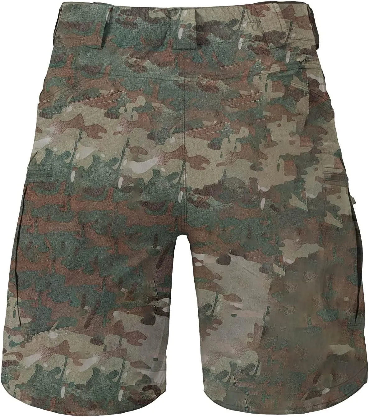 Men's Stretch Cargo Casual Elastic Waist Drawstring Lightweight Shorts Relaxed Summer Short with Multi Pockets