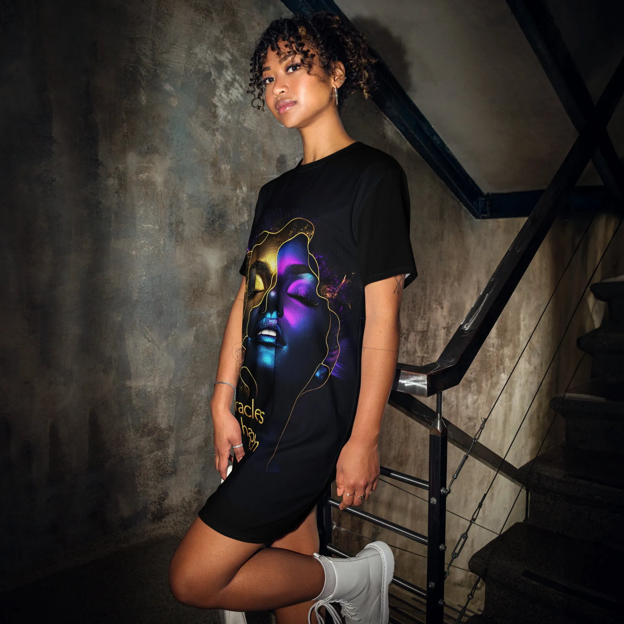 Miracles Happen Edition 4 T-shirt dress