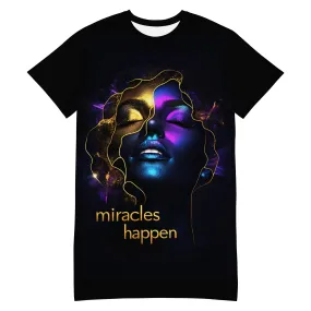 Miracles Happen Edition 4 T-shirt dress