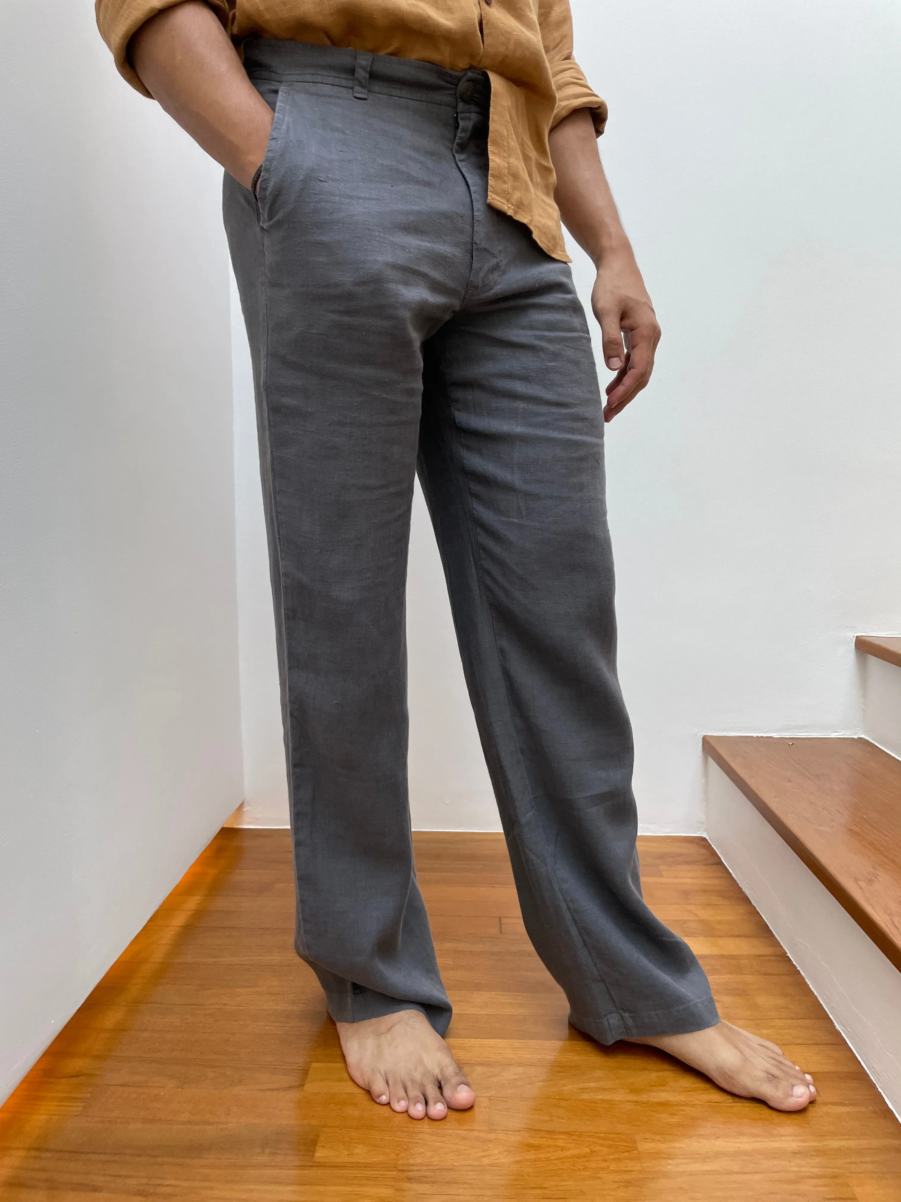RELAXED GREY PANTS