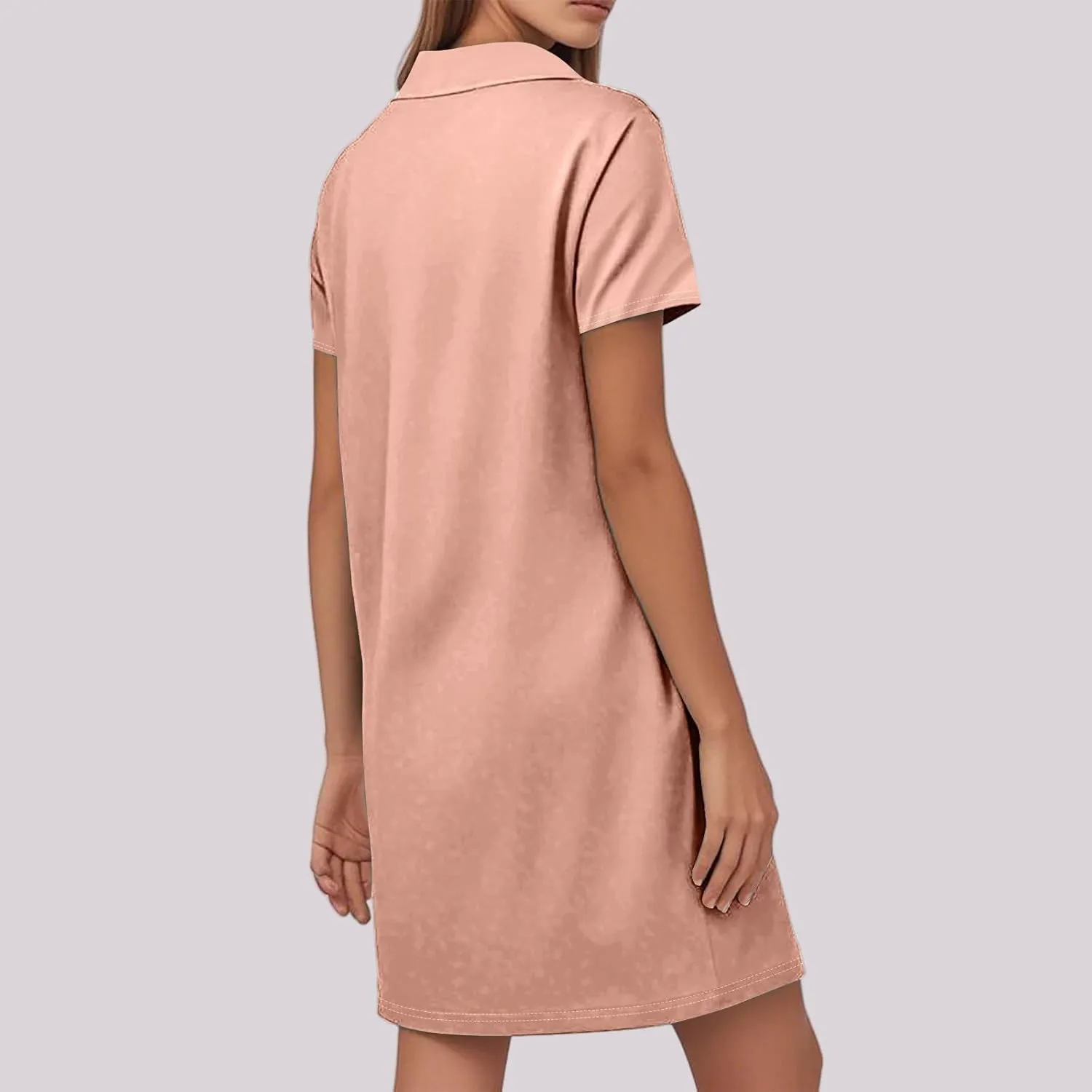 Summer Dresses for Women Floral Print Sundresses Casual Beach Vacation Dress Loose T Shirt Dress Short Sleeve Dress