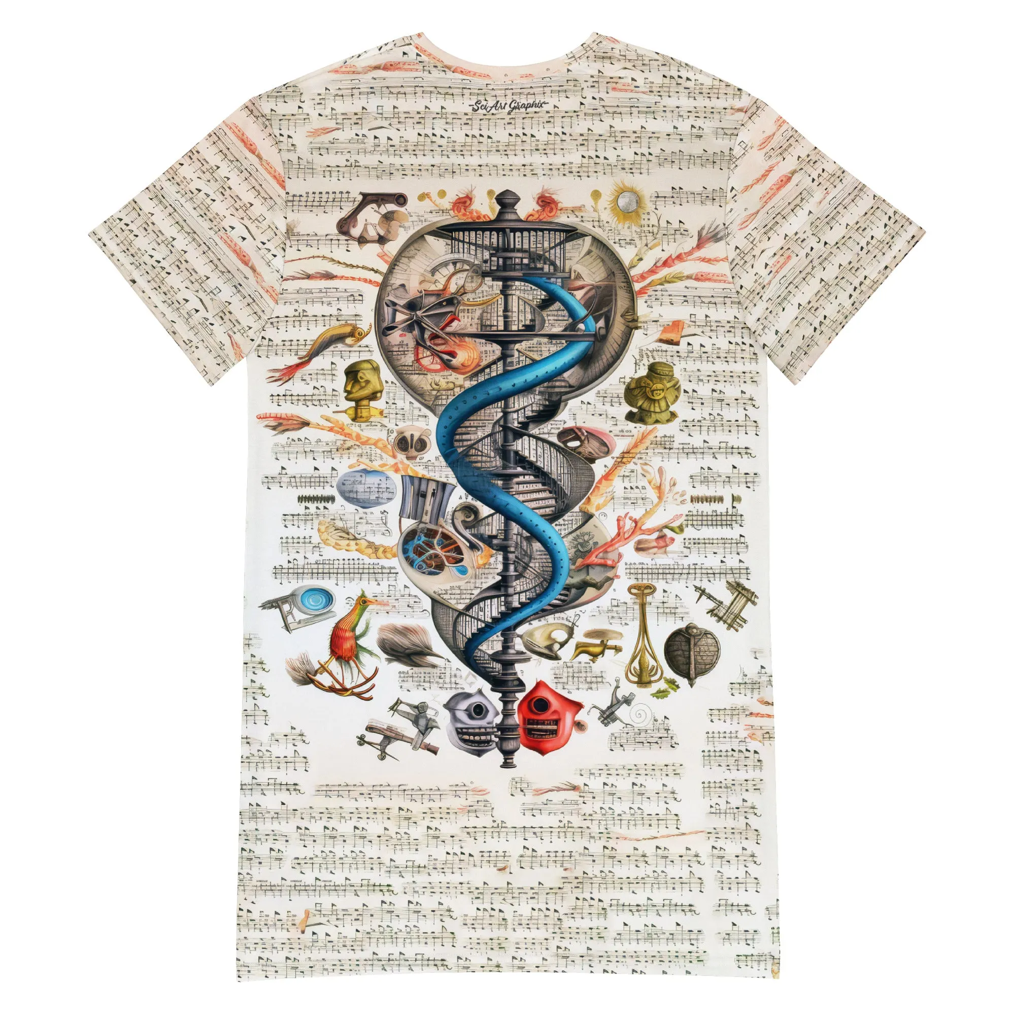 T-Shirt Dress Music of Life