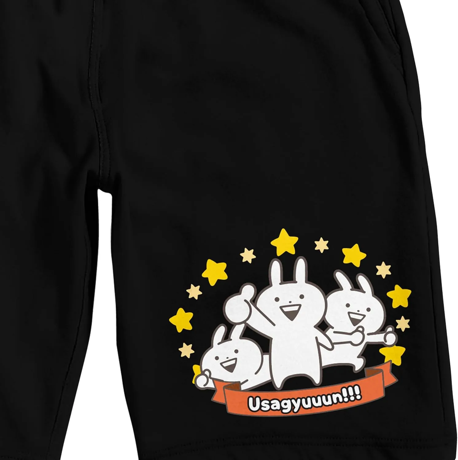 Usagyuuun Men's Black Lounge Shorts